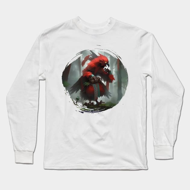 Tengu Long Sleeve T-Shirt by ILK87